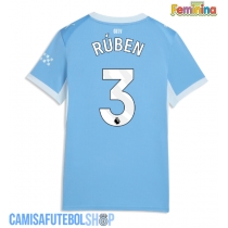 Camisa de time de futebol Manchester City Ruben Dias #3 Replicas 1º Equipamento Feminina 2026-27 Manga Curta